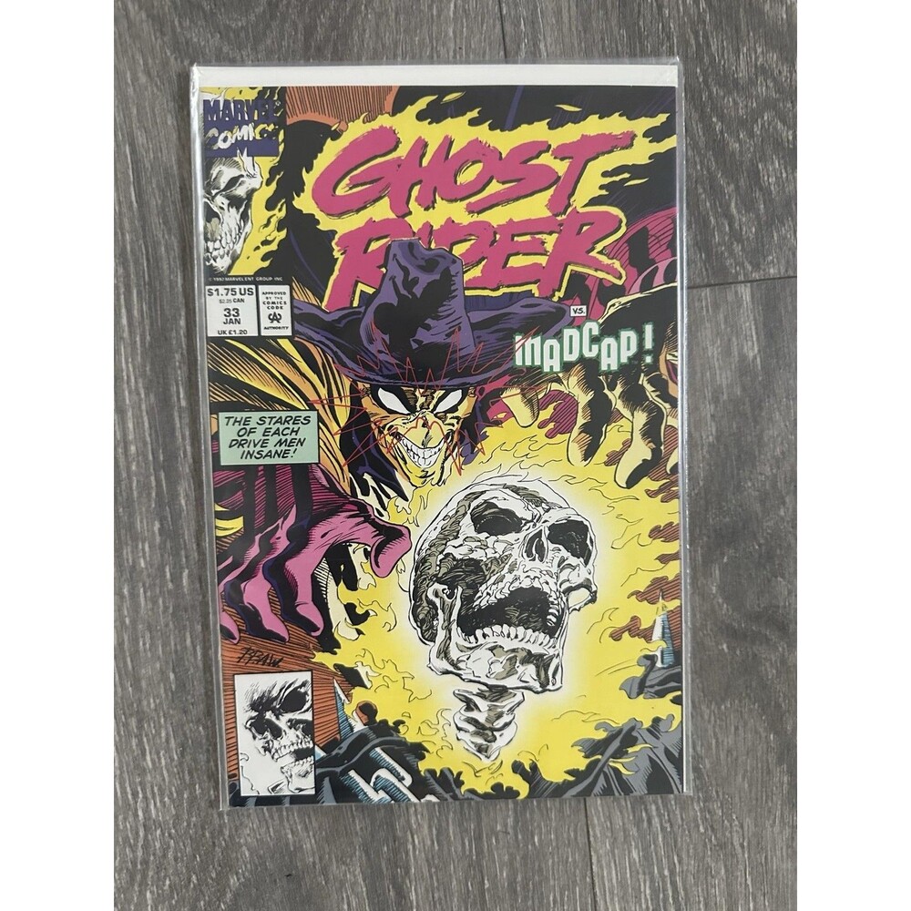 Marvel Ghost Rider #33 Single Issue Comic Color Madcap Ghostrider 1993